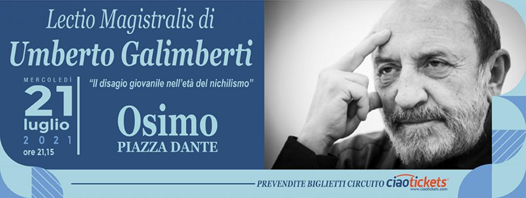 UMBERTO GALIMBERTI: LECTIO MAGISTRALIS